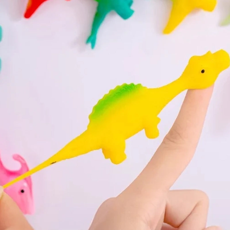 Dedos de dinosaurio tirachinas: ¡El juego de aventura de los pequeños héroes!