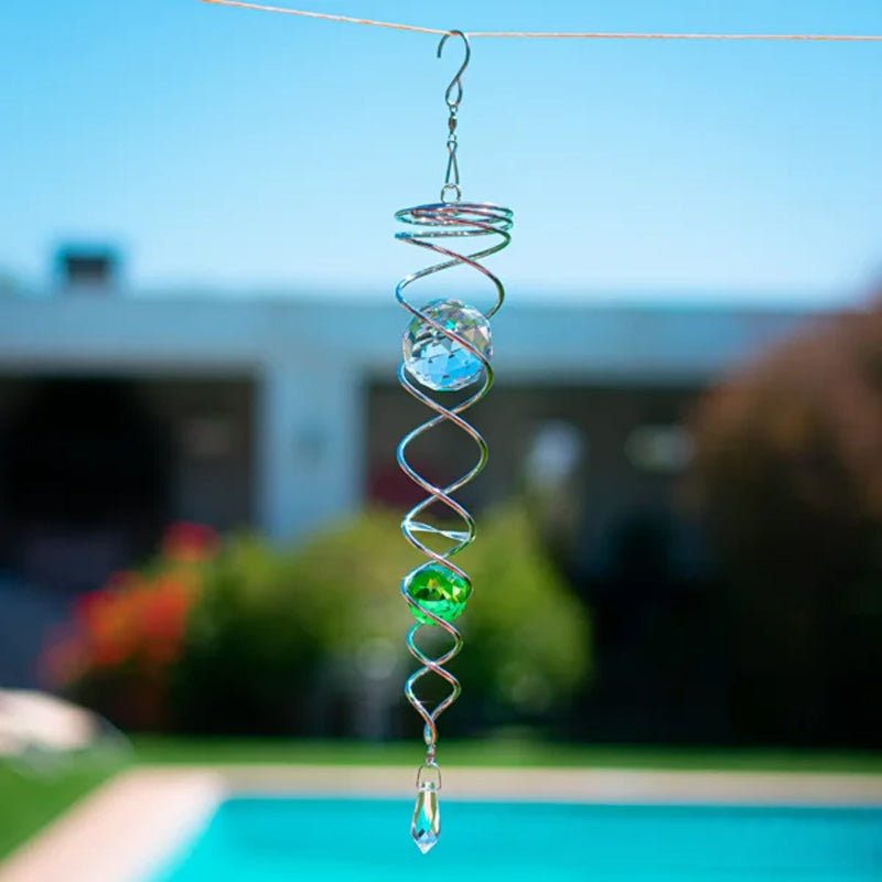 CrystalTwister - Eleganter und funkelnder Windspiel