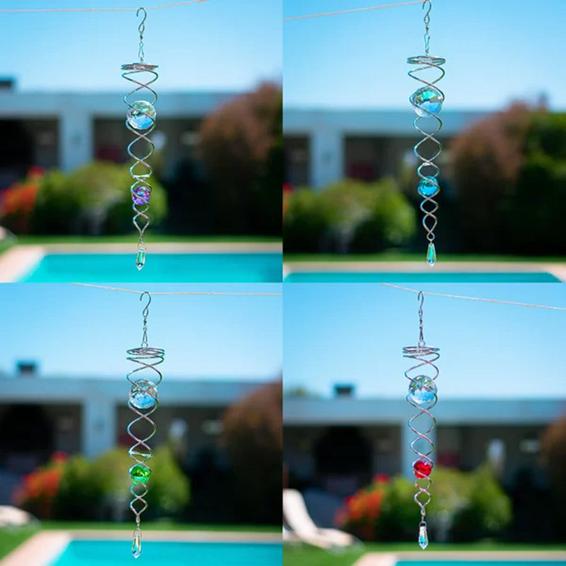 CrystalTwister - Eleganter und funkelnder Windspiel