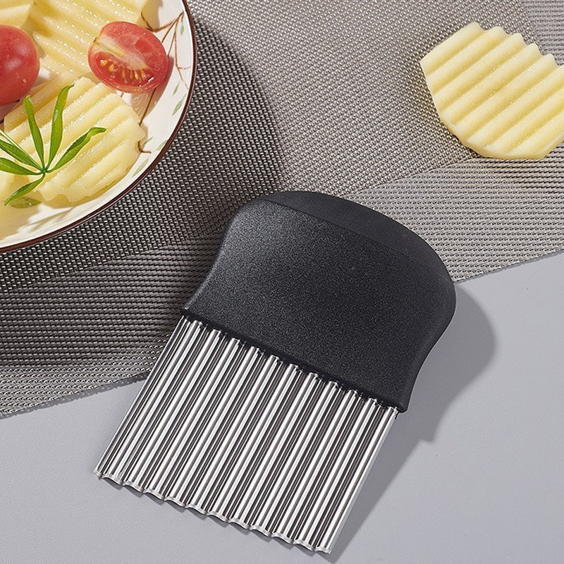Vågig kniv: Skära med precision