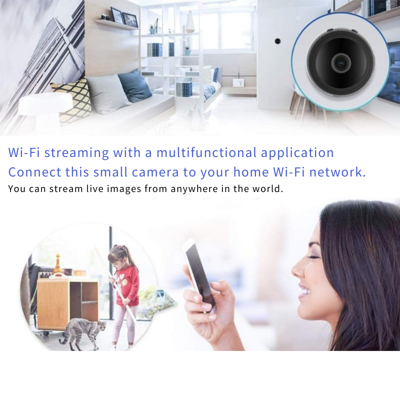 Mini WiFi kamera s magnetem: Diskrétní a efektivní zabezpečení