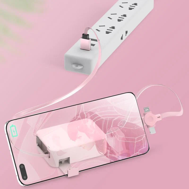 Kabel 3 w 1 z funkcją zwijania - Wszechstronność i przenośność