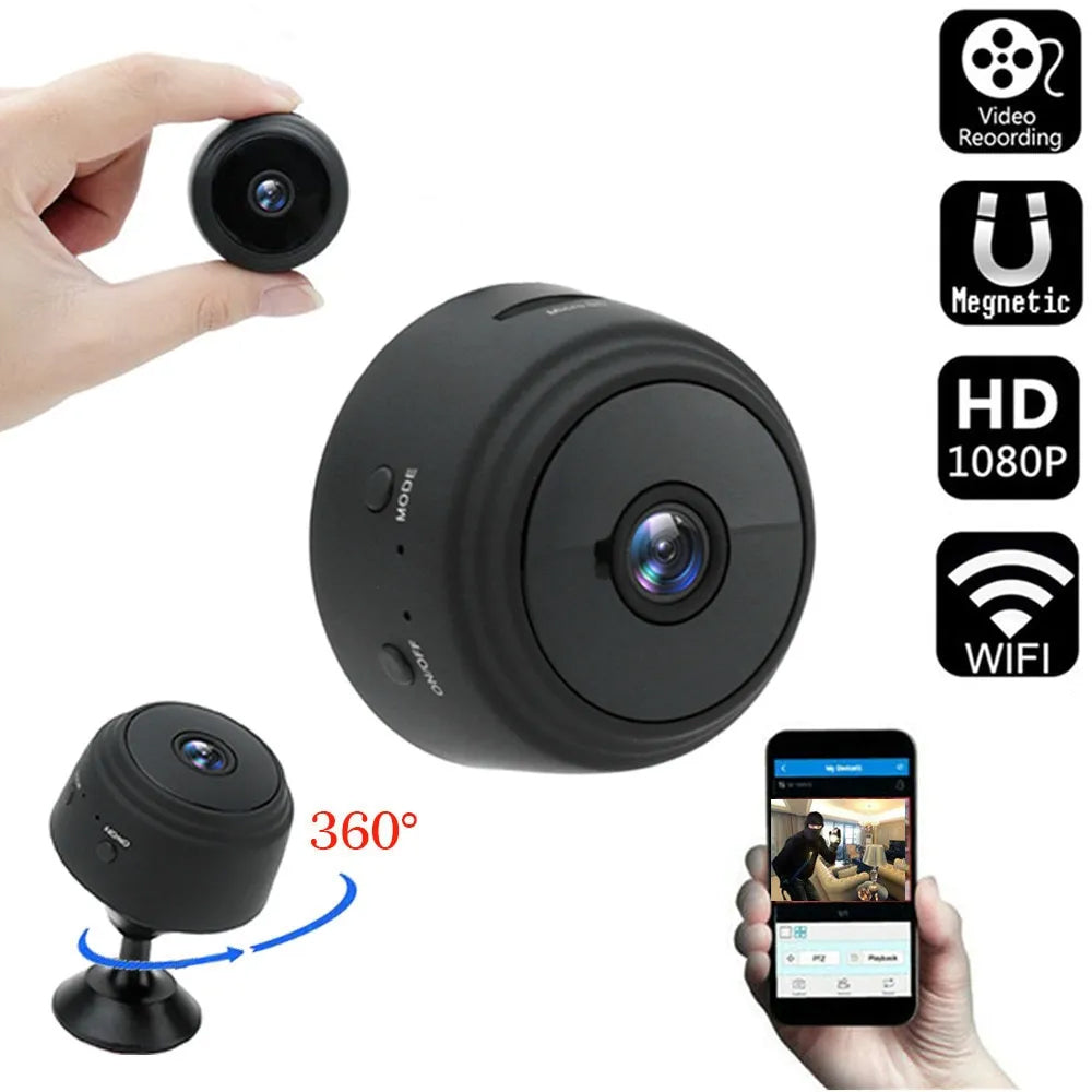 Mini WiFi kamera s magnetem: Diskrétní a efektivní zabezpečení