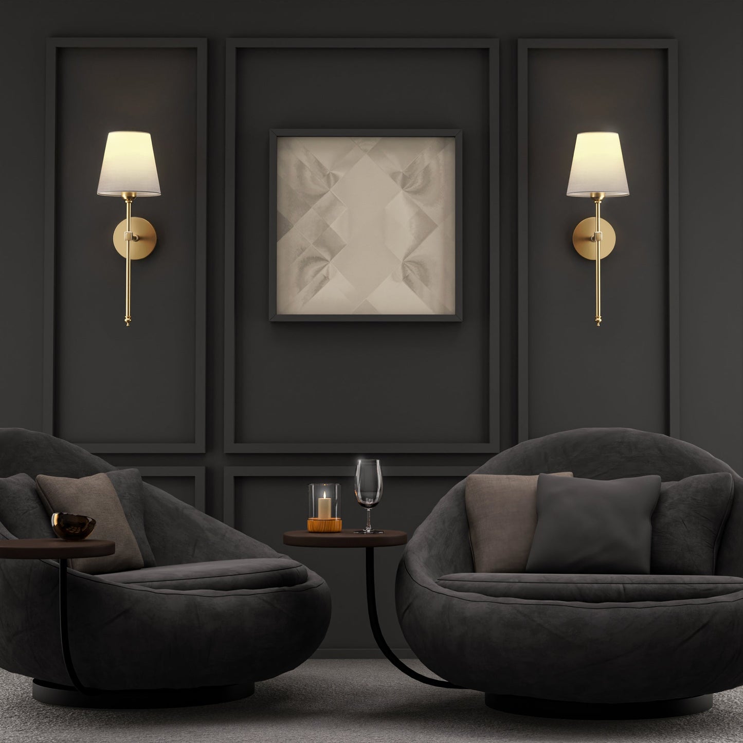 Apliques de pared con cable - Iluminación lujosa y práctica