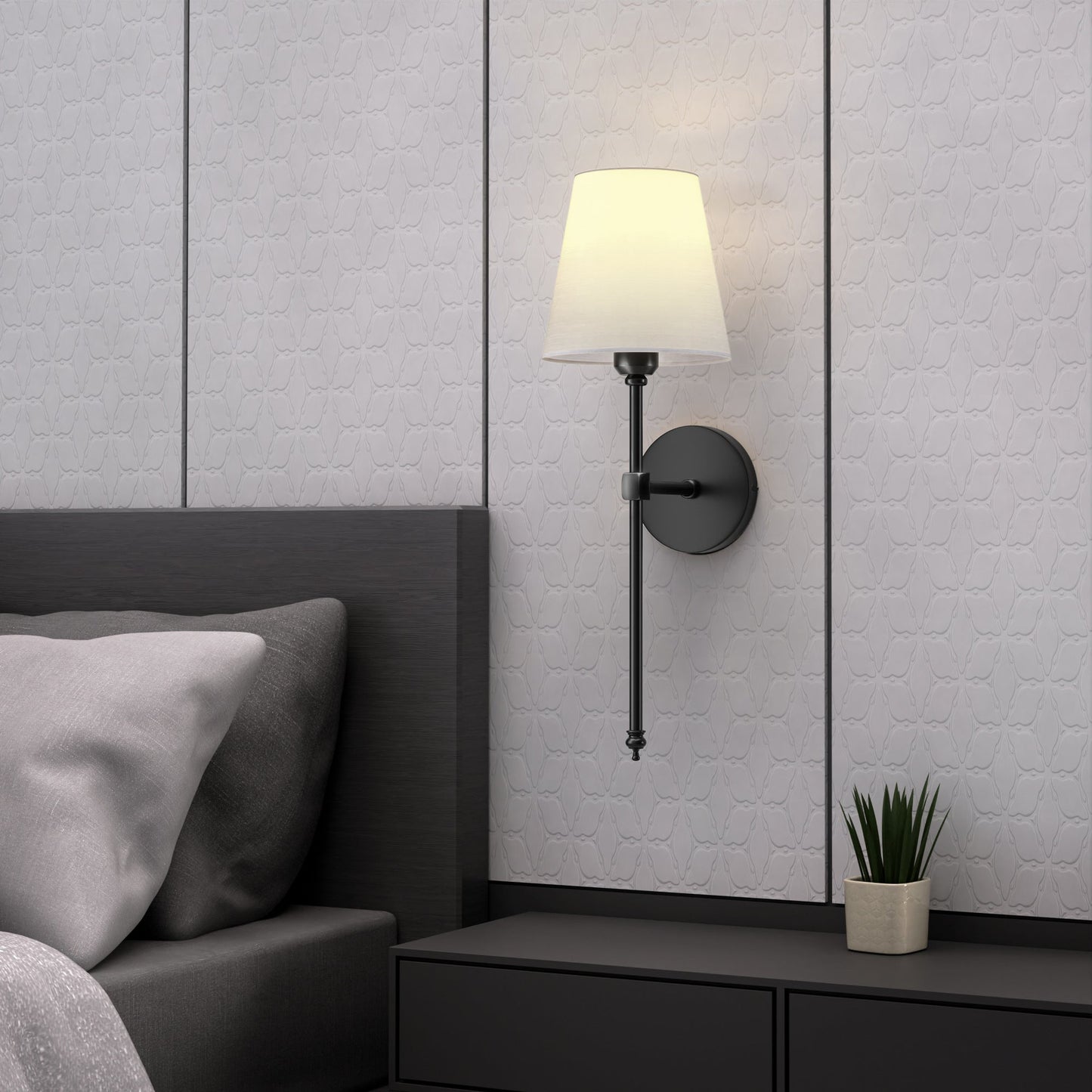 Apliques de pared con cable - Iluminación lujosa y práctica