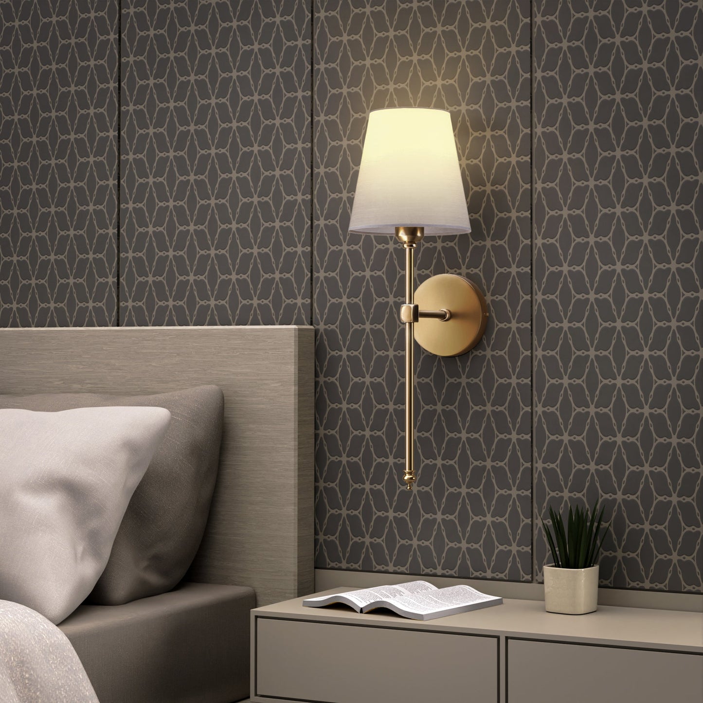 Apliques de pared con cable - Iluminación lujosa y práctica
