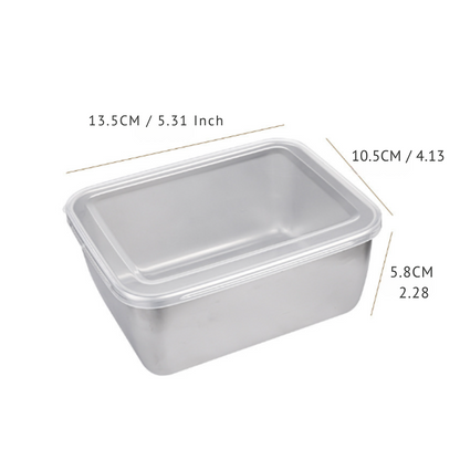 Plat en inox convertible : Conservez et servez avec élégance