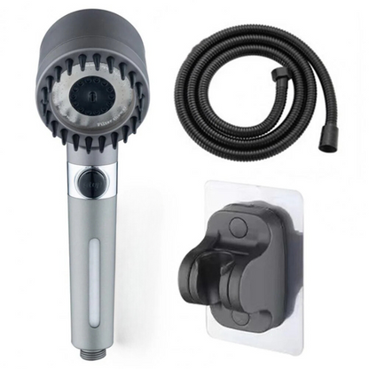 Duschhuvud med massage för omedelbar avkoppling 